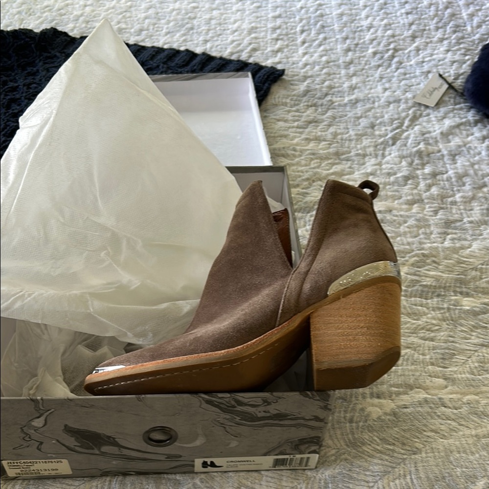 Jeffrey Campbell Suede Ankle Boot.   Worn Once